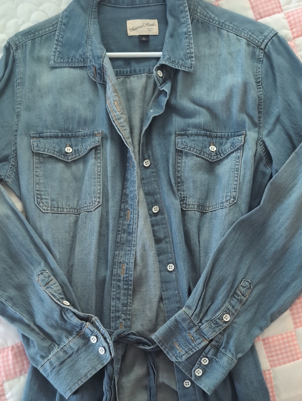 Universal Thread Light Blue Denim Mini Dress
